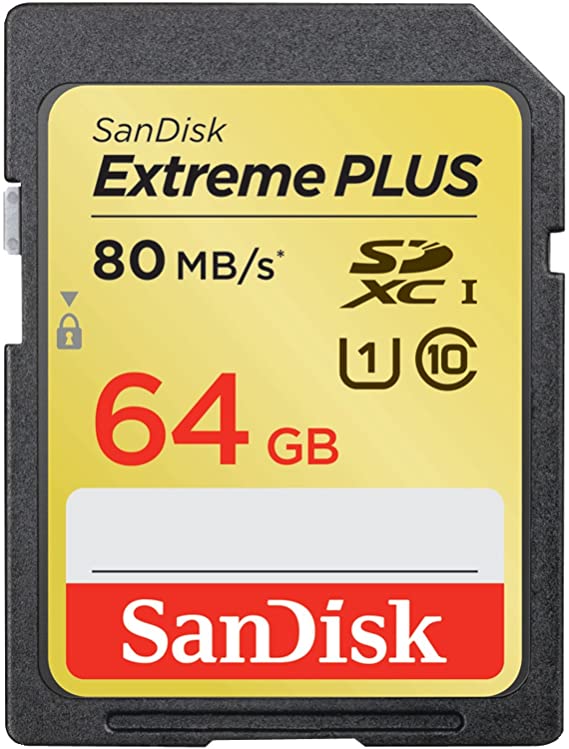 Sandisk Extreme Plus SDXC UHS-I Card (SDSDXS-064G-A46)