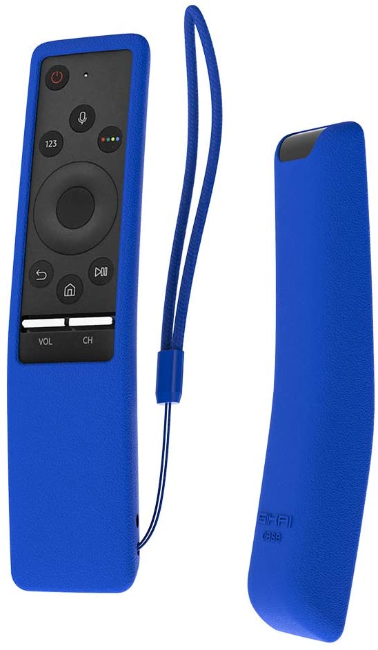 SIKAI Silicone Protective Case Cover for Samsung Smart TV Remote BN59 Series Shockproof Anti-Slip for BN59-01241A BN59-01242A BN59-01266A QLED Remote Anti-Lost with Remote Loop