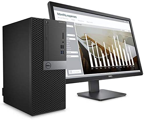 Dell OptiPlex 3040MT PC - Intel Core I5-4590, 4GB, 500GB with Dell 20" Monitor