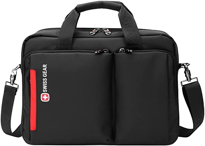 Swissgear Waterproof Bag for Apple MacBook Pro 16 inch and MacBook Air 15 inch Swiss Gear Shoulder Laptop Bag - Black , 2725617536893
