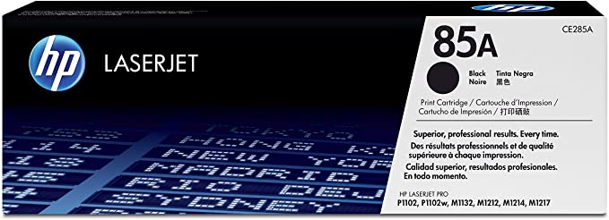 HP 85A Black Original Laserjet Toner Cartridge (CE285A)