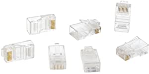 CAT6 Modular RJ45 Connectors (Pack of 100)