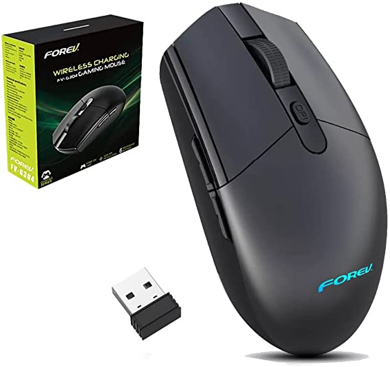 Forev FV-G304 Wireless Gaming Mouse For PC | AA Battery | 2.4 GHZ with Nano USB Receiver