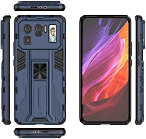 لهاتف شاومي Mi 11 Ultra جراب ايرونمان خلفي أصلي مقاوم للصدمات مع مسند للظهر من GrabologyStore - أزرق