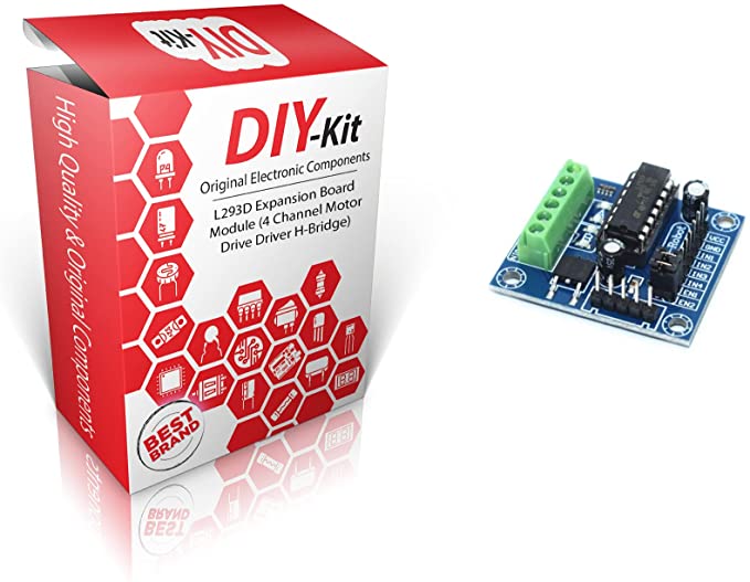 DIY-Kit L293D Expansion Board Module (4 Channel Motor Drive Driver H-Bridge)