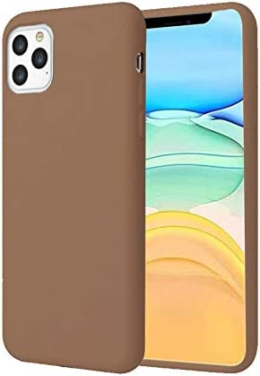 LOOKSEVEN iPhone 6 Plus Case iPhone 6s Plus Case, Brown Silicone TPU Rubber Back Cover Case Compatible for Apple iPhone 6 Plus(5.5inch) / iPhone 6s Plus(5.5inch)