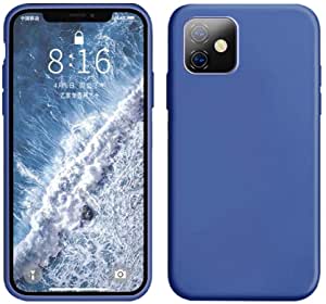 iPhone 11 case, Microfiber Liner，Shockproof Soft Slim Silica Gel，Full Body Protection Drop Protection Case, Suitable for iPhone 11 6.1 inches 2019 (Navy Blue)