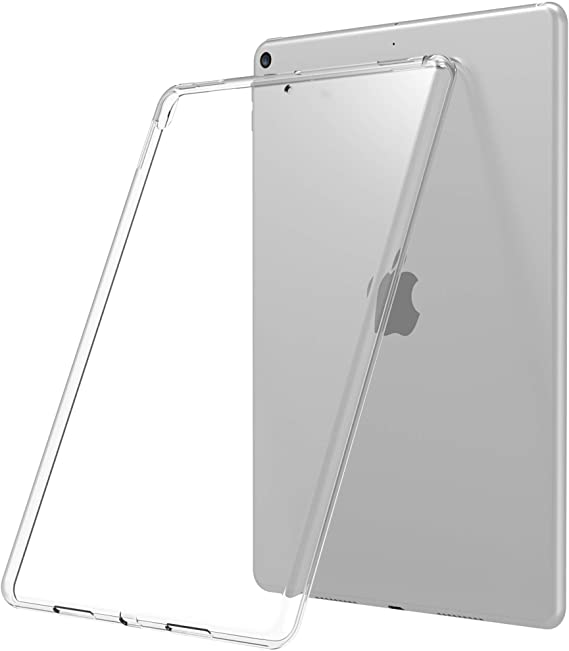 Luvvitt iPad Air Case 2019 3rd Generation and iPad Pro 10.5 Clarity Flexible TPU Silicone Slim and Light Back Cover for Apple - Clear