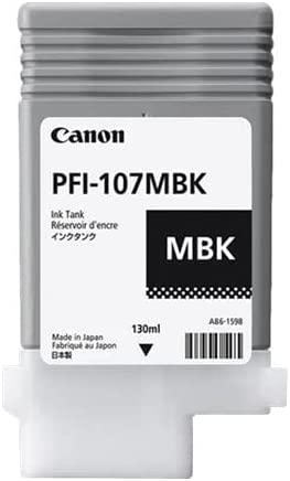 Canon 6704B001AA 130ml Ink Tank for Canon iPF680/685/780/785, Matte Black