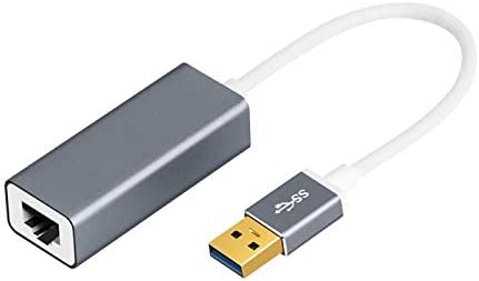 USB Ethernet Adapter, Onten USB 3.0 to 10/100/1000 Gigabit Ethernet LAN Network Adapter,Diver Free RJ45 Internet Adapter. Compatible with MacBook Air 2017, iMac, Surface Pro, Linux and More