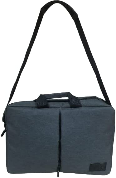 15.6 Inch Padded Shoulder Bag - Dark Grey