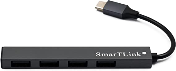 SmarTLink 4 Ports USB Type C 2.0 Metal Hub