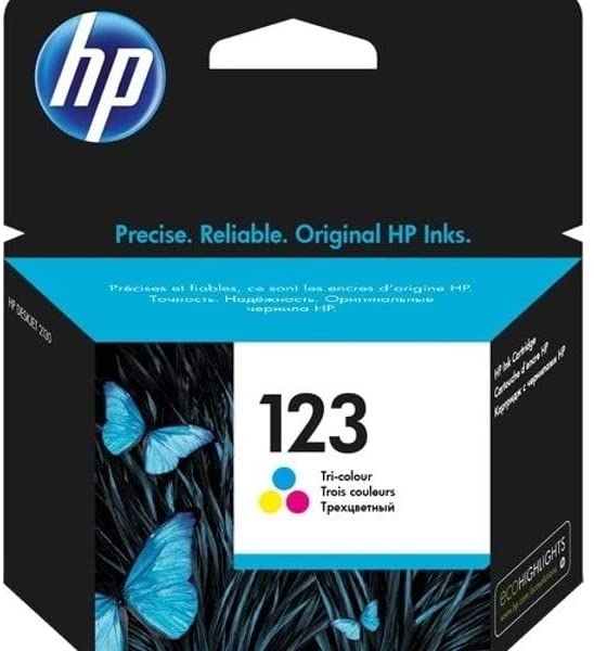 HP F6V16AE 123 Ink Cartridge Tri Color – Middle East Version