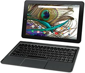 RCA Viking Pro 10" 2-in-1 laptop & Tablet 32GB Quad Core Charcoal with Touchscreen and Detachable Keyboard Google Android 6.0