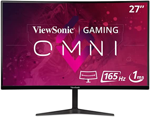 Viewsonic VX2718-PC-MHD 27 inch VA Curved 1500R 1ms 165Hz Gaming Monitor