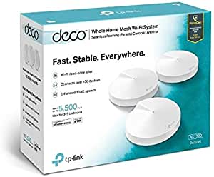 TP-Link DECO M5 pack3 AC1300 Whole Home Mesh Wi-Fi System