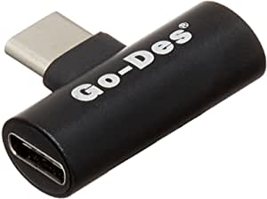 GO-Des GD-CT015 Dual USB-C Connecter Music And Charging At The Same Time - Silver
