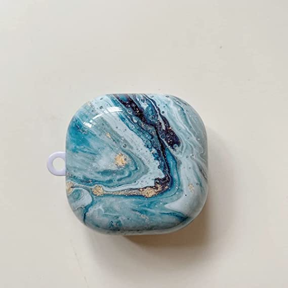 Suitable for Galaxy Buds live Pro bluetooth headset Protective marble hard Case - Style 14
