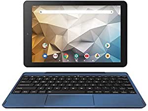 RCA 10 Atlas pro 2 in 1 laptop & tablet Quad-Core 2GB RAM 32GB Storage IPS HD Touchscreen WiFi Bluetooth with Detachable Keyboard Android 9 Pie (10", Navy)