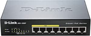 D-Link DGS1008P 8 Port Gigabit Ethernet PoE Switch