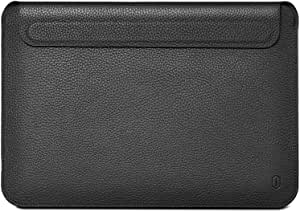 WIWU Skin Pro Genuine Leather Sleeve For Macbook 16.2" - Black