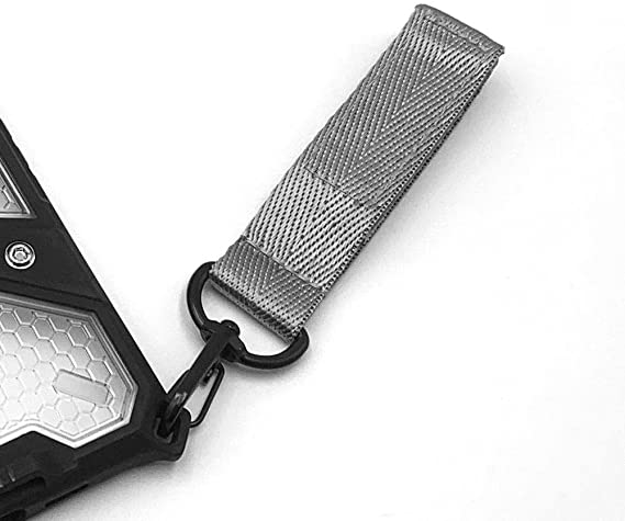 عدد 2 حزام موبايل (حبل قصير رمادي وحبل طويل أسود وأبيض) أصلي من كمبيومصر