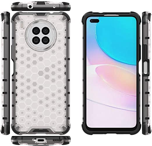For Huawei Nova 8i, Honeycomb Pattern Shockproof Original Case from CompuMisr - Transparent