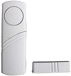 Security Alarm Accessory Wireless Vibration Shock Sensor Detector 90db Alarm Sound - WHITE