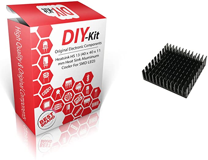 DIY-Kit 40 x 40 x 11mm 40mm Heat sink Aluminum Heatsink Cooler For Led Light