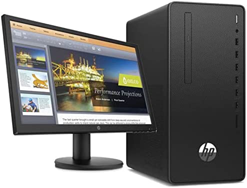 HP Pro 300 G6 Microtower 2T8E0ES Intel Core i5-10500 10th Gen 3.1 GHz 12 MB cache 6 cores with Intel UHD Graphics 630 4 GB DDR4-2666 1TB USB KB + Mouse + HP P22V 21.5" LED Monitor (1 Box)