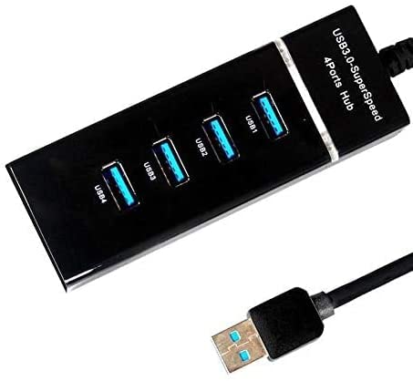 4-Port USB 3.0 Ultra Slim Data Hub with 30cm Extended Cable