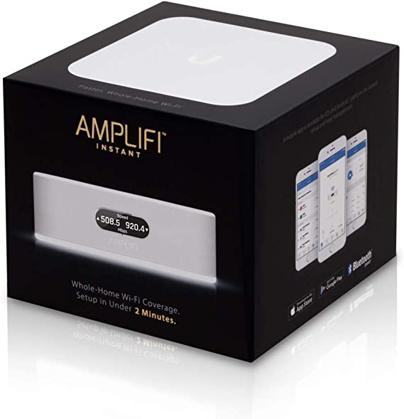 Ubiquiti AmpliFi Instant Router 2, 4 GHz/5 GHz - Dual Band, AFI-Ins-R-EU (2.4 GHz/5 GHz - Dual Band Wi-Fi/Gigabit Ethernet (1) WAN, (1) LAN)