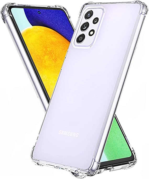 Starhemei for Galaxy A33 5G case, Case for Samsung Galaxy A33 5G, Soft TPU Shock Absorption Flexible Gasbag Protection Case Cover for Samsung Galaxy A33 5G (Clear)