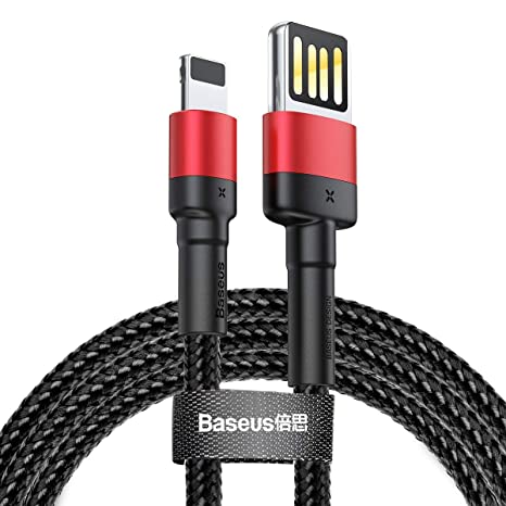 Baseus Cafule Special Edition, Charging & Data Transfer Cable, Red - Black, 2 m, 1.5 A, USB Type A & Lightning