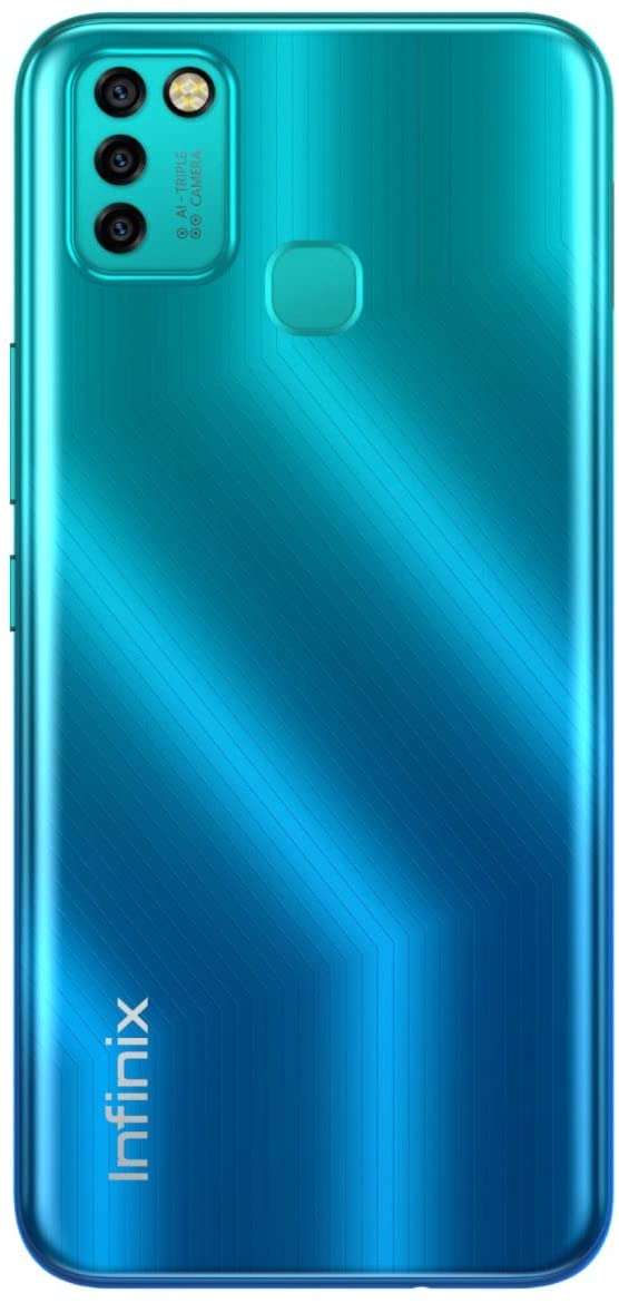 Infinix Smart 6 Phone, Dual SIM, 6.6 Inch, 64GB, 3 GB RAM, 4G LTE - Quetzal Cyan