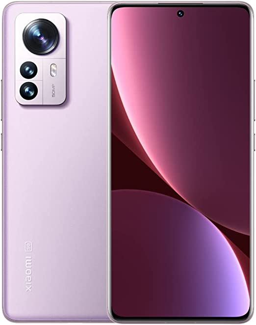 Xiaomi 12 Pro 5G (Purple 12GB RAM, 256 GB Storage) 120W Xiaomi HyperCharge| 120Hz, WQHD+ 6.73" AMOLED DotDisplay | 50mp Wide Angle Camera with Xioami ProFocus