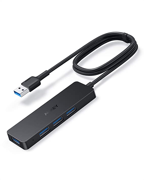 Aukey HUB CB-H37 4-Port USB3.0 High-Speed Data Transfer