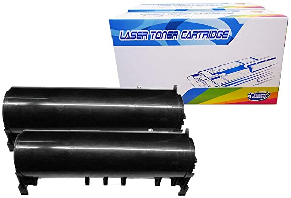 Inktoneram Compatible Toner Cartridge Replacement for Panasonic KX-FA85 KX-FA87 KXFA85 KXFA87 KX-FLB811 KX-FLB851 KX-FLB801 (Black, 2-Pack)