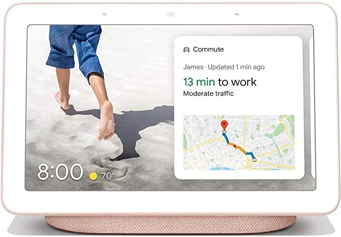 Google - Home Hub with Google Assistant - Charcoal