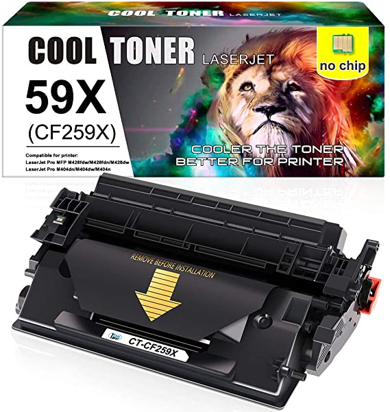 Cool Toner Compatible Toner Cartridge Replacement for HP CF259X 59X LaserJet Pro M404 M404n M404dn M404dw MFP M428 M428dw M428fdn M428fdw (Black,1-Pack)