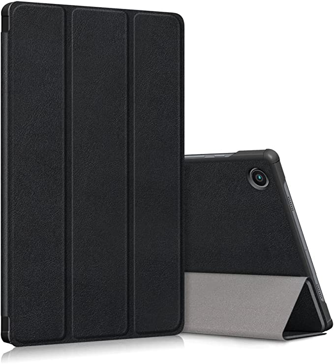 HEISHAYU Case for Samsung Galaxy Tab A8 10.5 inch SM-X200/X205 tablet cover 2021/2022, Car Sleep/Alarm Clock,Black