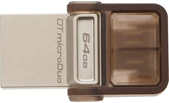 Kingston DTDUO Micro Duo USB2.0 OTG Flash Drive 64GB FDC
