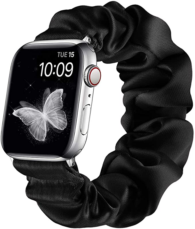 AdMaster Nylon Loop Velcro Strap Compatible with Apple Watch 38 mm 40 mm 42 mm 44 mm, Sport Adjustable Fabric Braided Velcro Men Women Band for iWatch Series 7 6 SE 5 4 3 2 1