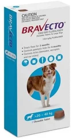 BRAVECTO TABLET 20 – 40kg (1 TABLET)