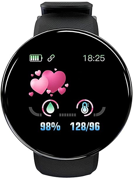 D18s Smart Watch, 1.44in Watch Waterproof Bracelet Sleep Monitoring Fitness-Tracker Tft Color Screen Multi-Sport Mode. for Men Women Heart Rate Monitor