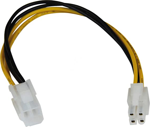 Cable Power ATX 4 Pin Male to ATX 4 Pin Female, 20cm