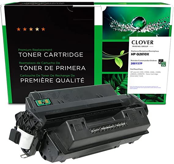 Clover Remanufactured Toner Cartridge for HP 10A Extended Yield Q2610A(J) | Black