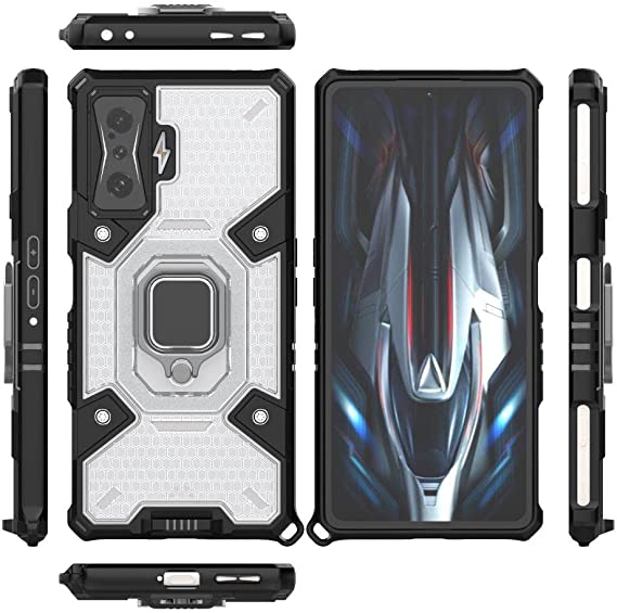 Compatible Case for Xiaomi Redmi K50 Gaming Edition,Space Capsule Pattern Anti-Slip Protective, Ultra Shock Absorption, Kickstand Ring, with Lanyard. Cover for Xiaomi Redmi K50 Gaming Edition