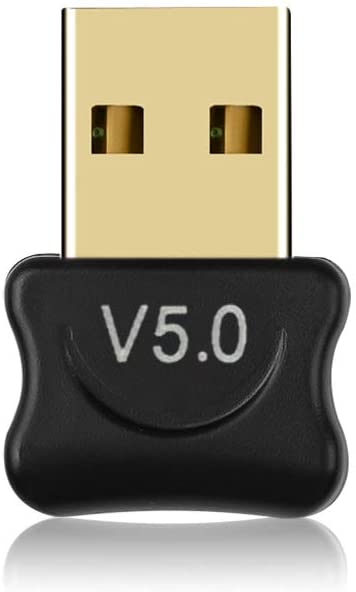 USB Bluetooth 5.0 Adapter Dongle Wireless Bluetooth Transmitter Receiver for Windows 10/8.1/8/7/XP Viasta Laptop PC for Bluetooth Speaker,Headset,Keyboard, Mouse,Game Controller
