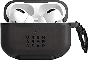 Original URBAN ARMOR GEAR ( UAG ) Compatible with AirPods Pro Case Full Body Rugged Protective Supple Italian Leather with Carabiner, Metropolis 3 models (LTHR ARMR Black)